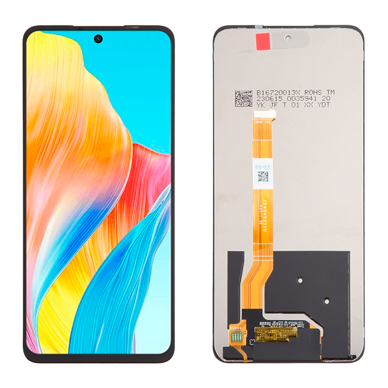 PANTALLA OPPO A58 4G / OPPO A79 / OPPO A98 / REALME C55 / REALME C67 / REALME NARZO N55 / ONE PLUS NORD CE3 LITE 5G / REALME 11 5G / REALME 11X 5G IPS ALTA CALIDAD (NEGRO)