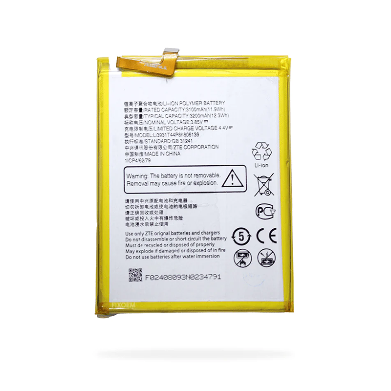 BATERIA ZTE A5 2020 / A51 / V9 / V9 VITA / V10 / V10 VITA / Li3931T44P8H806139