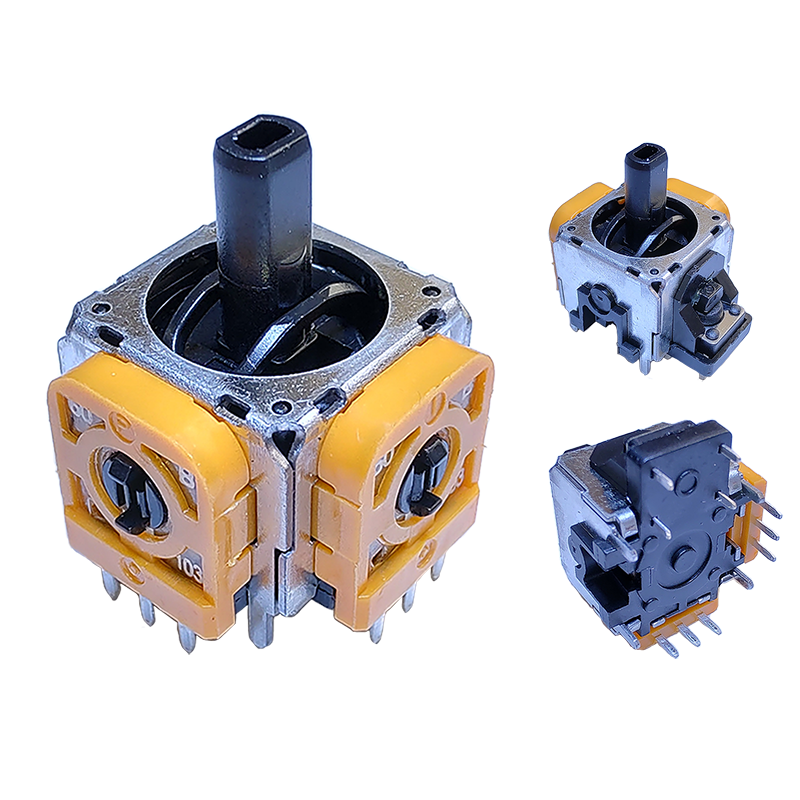 JOYSTICK FU 103 NARANJA POTENCIOMETRO 10KOHM 4X AXIS COMPATIBLE XBOX ONE S / SONY PS4 DUALSHOCK